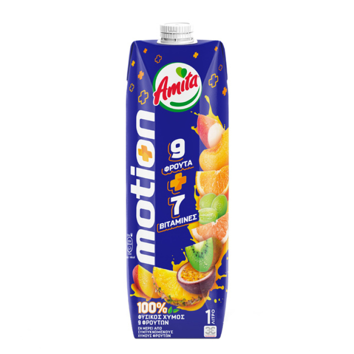 Motion Mehrfruchtsaft 100% (1000ml) Amita