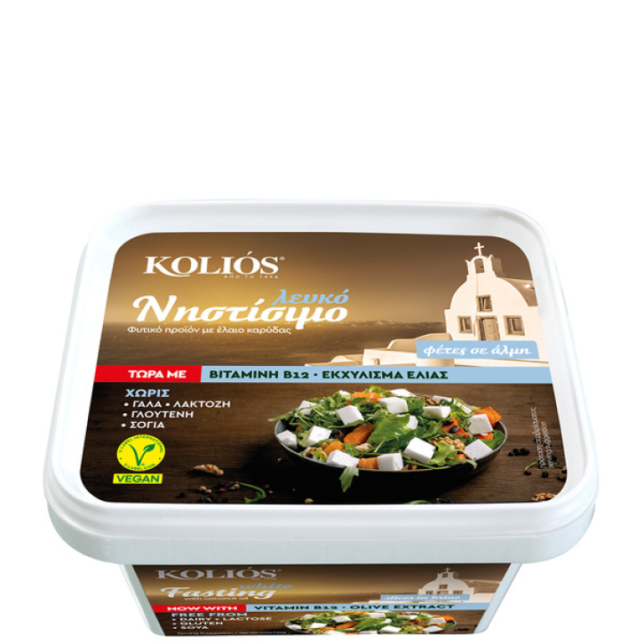 Vegan Käse weiß Nistisimo in Scheiben (600g) Kolios