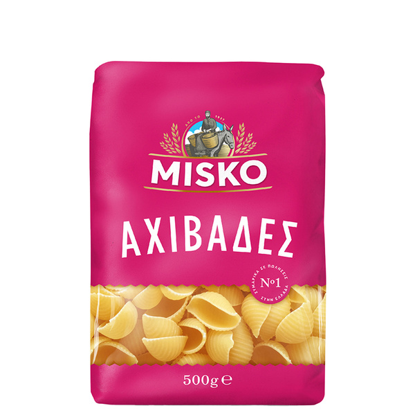 Nudeln Axibada Shells (500g) Misko